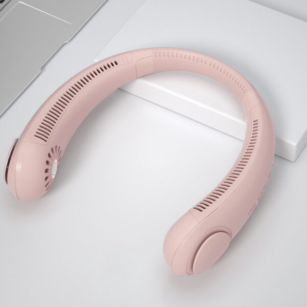 Leafless Hanging Neck Fan Usb Charging Lazy Silent  Fan - Image 2