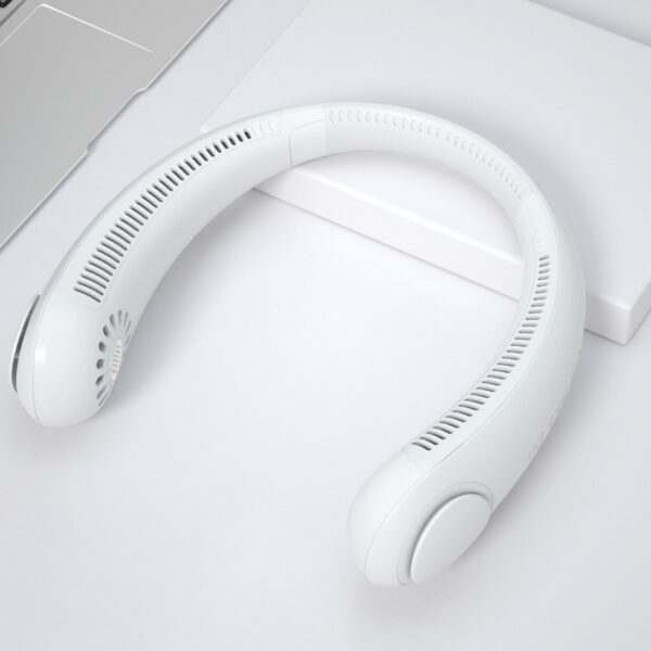 Leafless Hanging Neck Fan Usb Charging Lazy Silent  Fan - Image 4