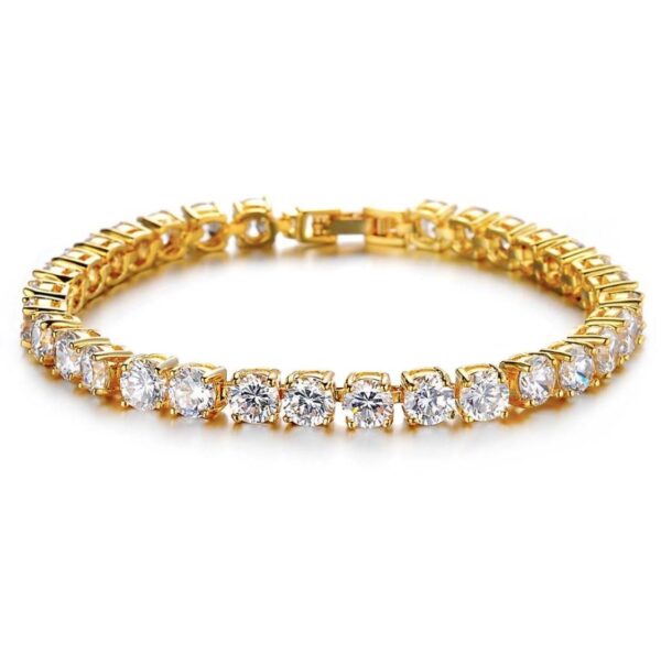 Iced Out Single Row Rhinestones Chain Bling Tennis Charm Bracelets Zirconia Bracelets Link Chain Jewelry - Image 5