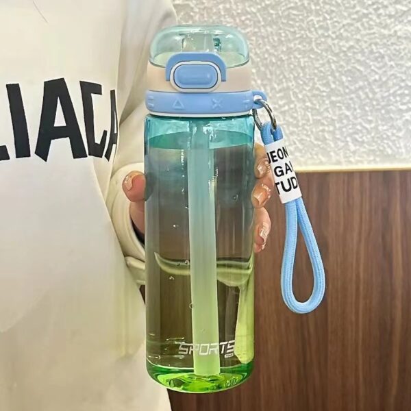 Portable High Temperature Resistant Food Grade Plastic Water Bottle - Image 8