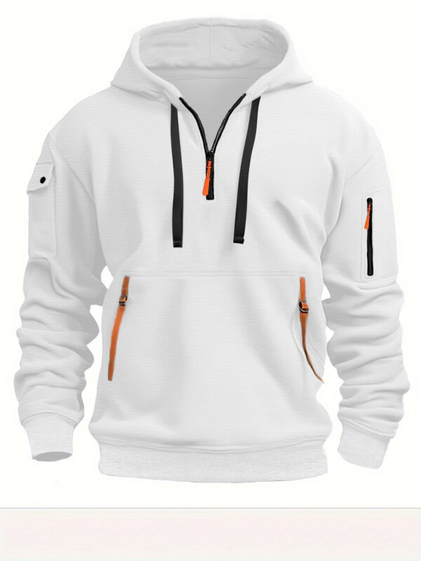 Dropped Shoulder Hooded Sweatshirt Men's Women's Plus Size Loose Pullover Fashion Sweatshirt - Image 2