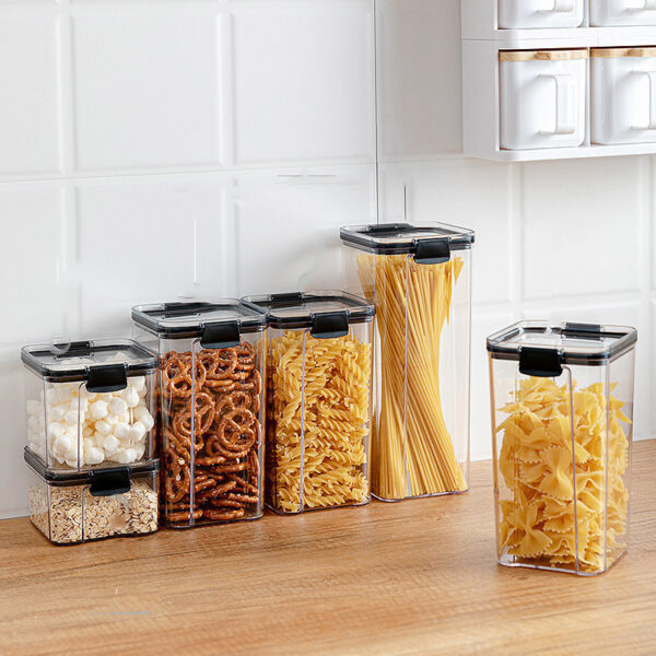 Transparent grain box with lid - Image 2