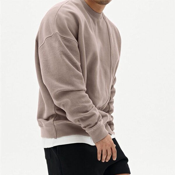 Pullover Round Neck Sweater Loose Men Clothes - Image 6