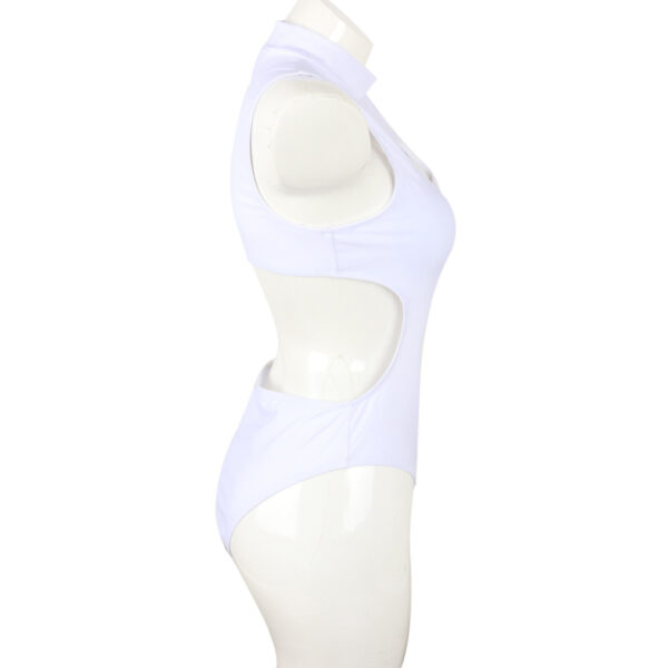 Zipper ladies one-piece swimsuit - Image 2