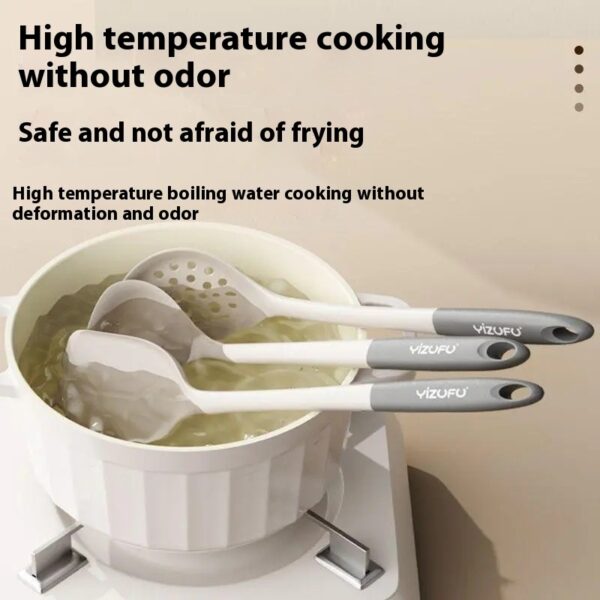 Edible Silicon Non-stick Spatula High Temperature Resistance - Image 5