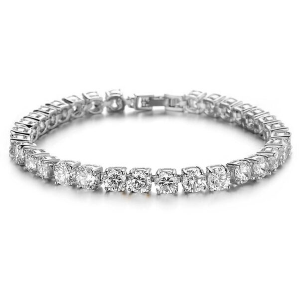 Iced Out Single Row Rhinestones Chain Bling Tennis Charm Bracelets Zirconia Bracelets Link Chain Jewelry - Image 3