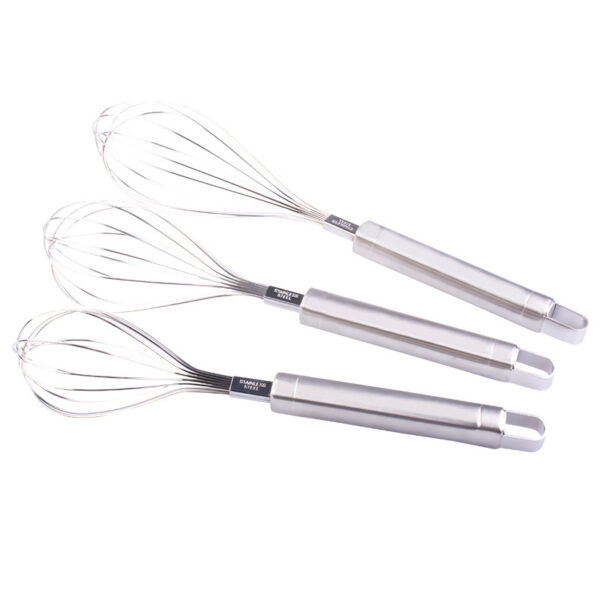 8-inch stainless steel egg beater - Image 4