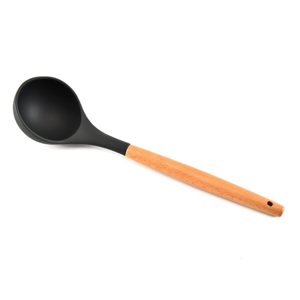 9-piece set of wooden handle kitchenware - Image 5