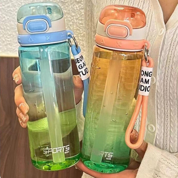 Portable High Temperature Resistant Food Grade Plastic Water Bottle - Image 6