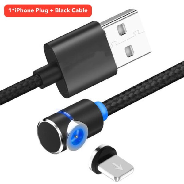 Magnetic Cable Micro Usb Cable 360 Degree Rotate Magnetic Charge Phone Charging Cord Wire - Image 5