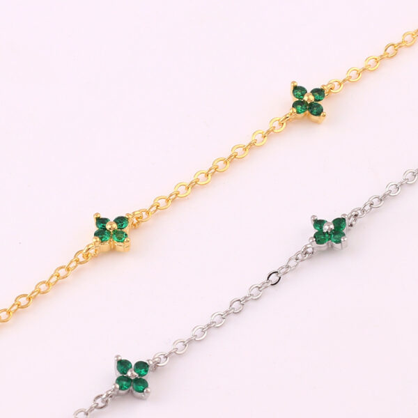 Ins Style Fashion Blue Flower Necklace Vacation Beach Travel Spring Summer Jewelry - Image 6