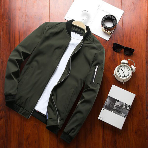 Jacket Casual Jacket Men's Baseball Uniform Youth Trend - Image 4