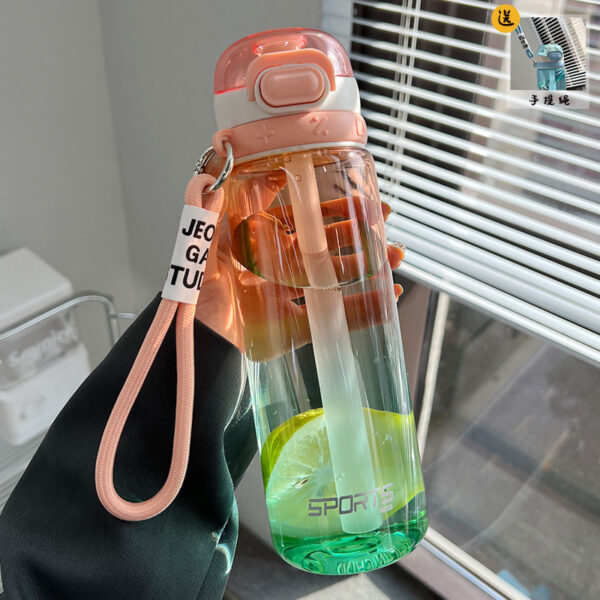 Portable High Temperature Resistant Food Grade Plastic Water Bottle - Image 5