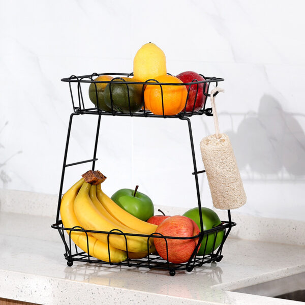 Iron Art Snack Fruit Basket Storage Basket Minimalist - Image 5