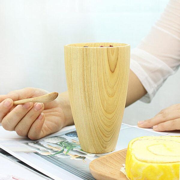 Japanese style solid wood cup - Image 2