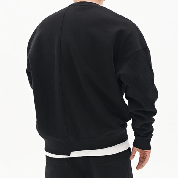 Pullover Round Neck Sweater Loose Men Clothes - Image 2