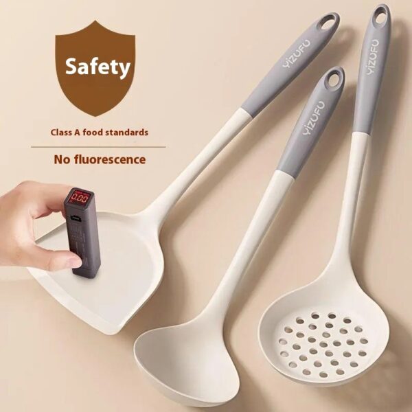 Edible Silicon Non-stick Spatula High Temperature Resistance - Image 4